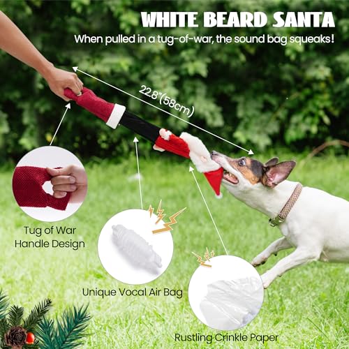 Nocciola 4 Pack Juguetes de Navidad para Perros miniatura 2