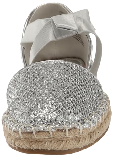 Kenneth Cole Reaction Women's Women's Luna Ballet Flat, Silver MESH, 102
