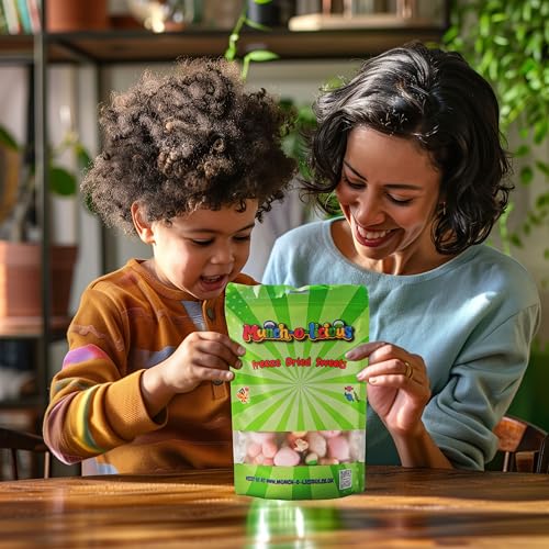Munch-o-licious Gefriergetrocknete Süßigkeiten - 100g Vegane & Halal Freeze Dried Candy - Ideal als Geschenk - TikTok-Trend - Perfekt für Weihnachten - Knusprig und Lecker