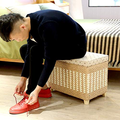 Repose-pieds coffre de rangement multifonction pour optimiser votre espace