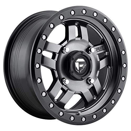 Fuel Anza 15x7 ATV/UTV Wheel - Gunmetal (4/156) 4+3 [D5581570A544]