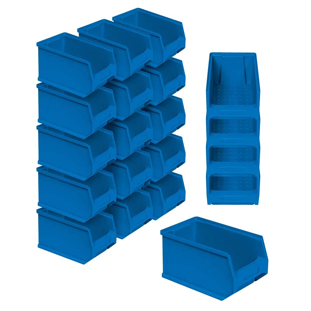 BRB 40x Sichtbox PROFI LB 5, LxBxH 175x100x75 mm, Inhalt 0,85 Liter, blau