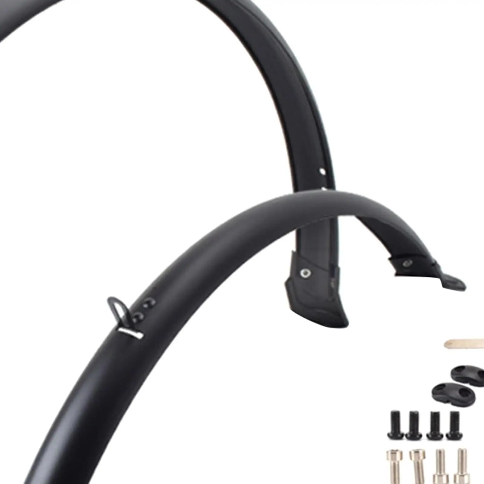 Garde-boue de vélo 700C, lot de 2 | Garde-boue for vélo de route à couverture complète – Pièces de rechange for vélo(With 2 Rings)