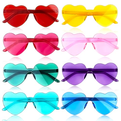 Occhiali Festa - 8Pcs Occhiali da Festa a Forma di...