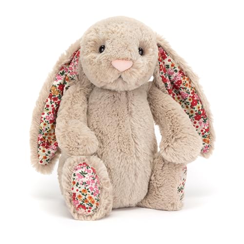 Image of Jellycat Blossom Posy Bunny Stuffed Animal, Medium 12 inches - Rabbit and Bunny Plush Toy - Classic Children's Gift