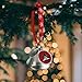 Triangle with All Seeing Eye Christmas Ornaments Hanging Bells Pendant Souvenir Decoration for Xmas Tree Decoration