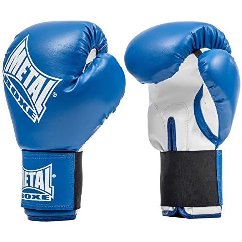 Gants de Boxe Bleu METAL BOXE 4 oz Cover