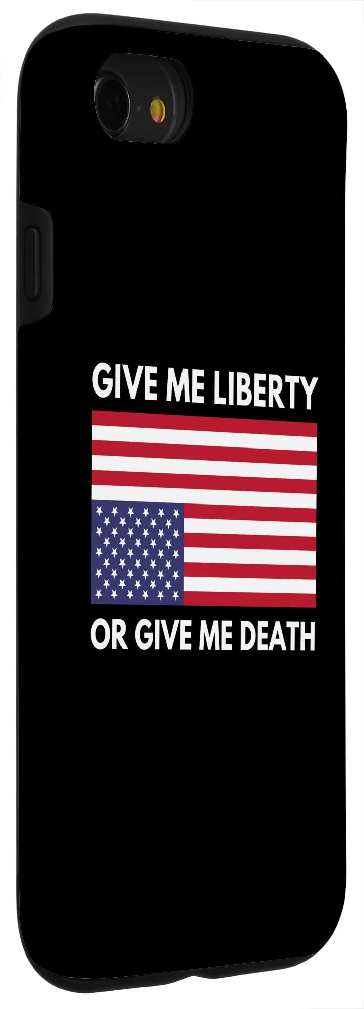 iPhone SE (2020) / 7 / 8 Upside Down Flag Protest Give Me Liberty or Give Me Death Case - Image 3