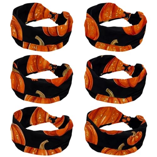 Bandeaux tendance Halloween femme collection Pumkins 2_185 serre-tête large