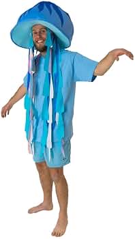Amazon.com: Bodysocks Blue Jellyfish Under the Sea Costume for Adults (One Size) : Clothing, Shoes & Jewelry Amazon.com: Bodysocks Blue Jellyfish Under the Sea Costume for Adults (One Size) : Clothing, Shoes & Jewelry