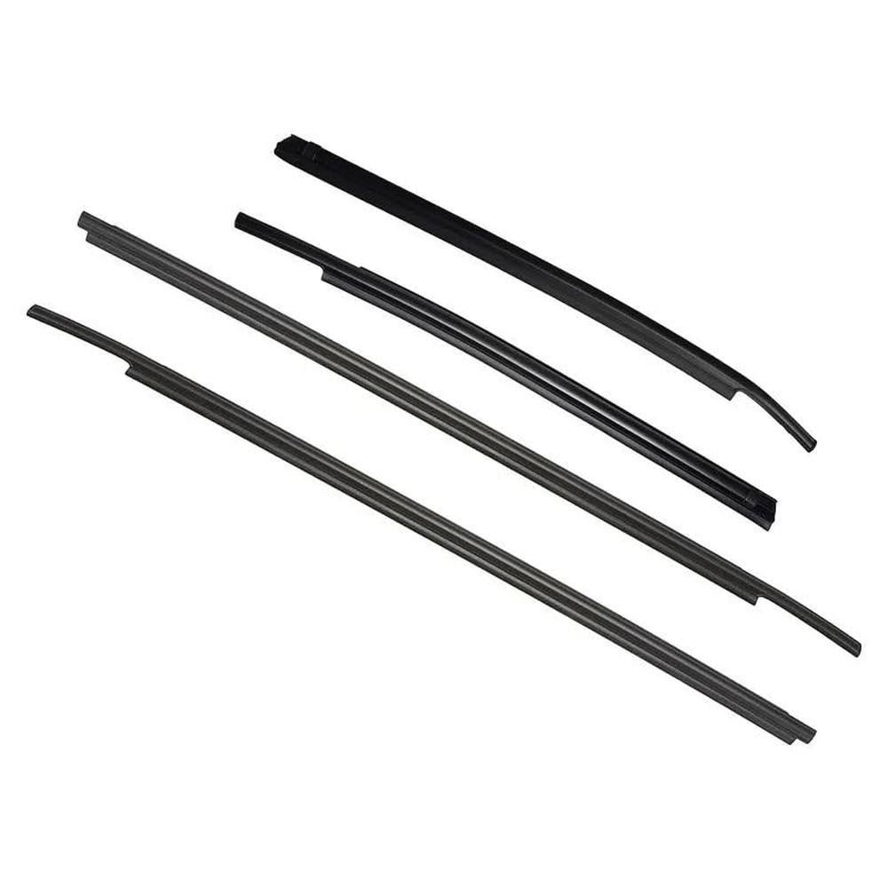 Bgdolpbu One Color Spare Parts 4Pcs Car Door Window Glass Sealing Weather Strip For Toyota Tundra 2007-2020