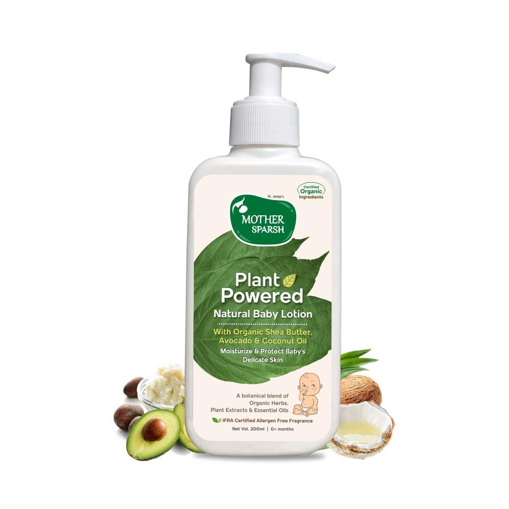 Mother SparshPlant Powered Natural Baby Lotion, 200 ml