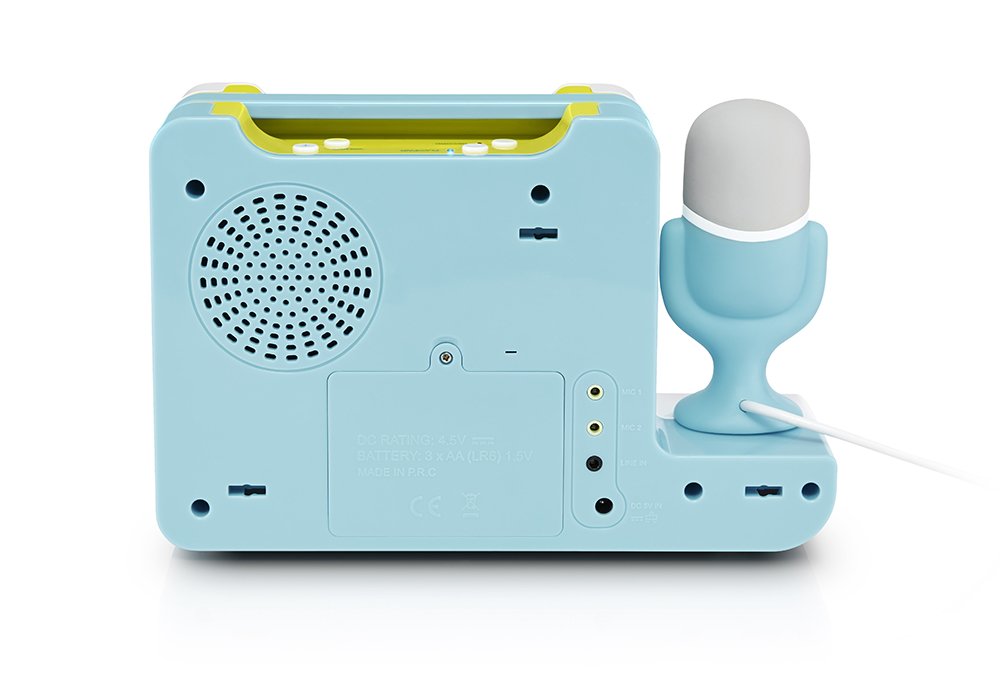 Singing Machine SMK480M Bluetooth Sing Along Kids Karaoke Machine with Mic and In built Speaker, White - Image 3