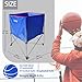 ASENVER Large Capacity Basketball Collecting Cart Portable Volleyball Hopper Removabale Ball Storage Caddy with Lockable Wheels