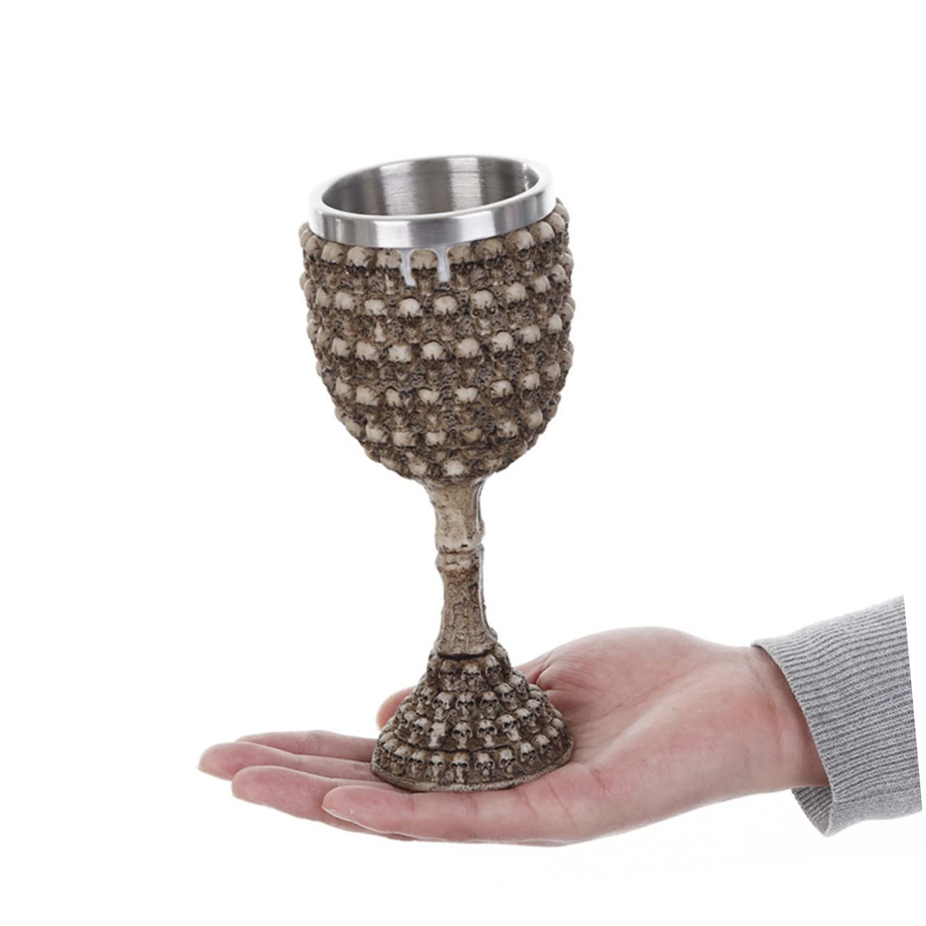 Ciieeo 2 Pièces gobelet inoxlm couvert wine glasses - Verre à liqueur verres à vin tasse à liqueur multifonction verre à accessoire Acier inoxydable