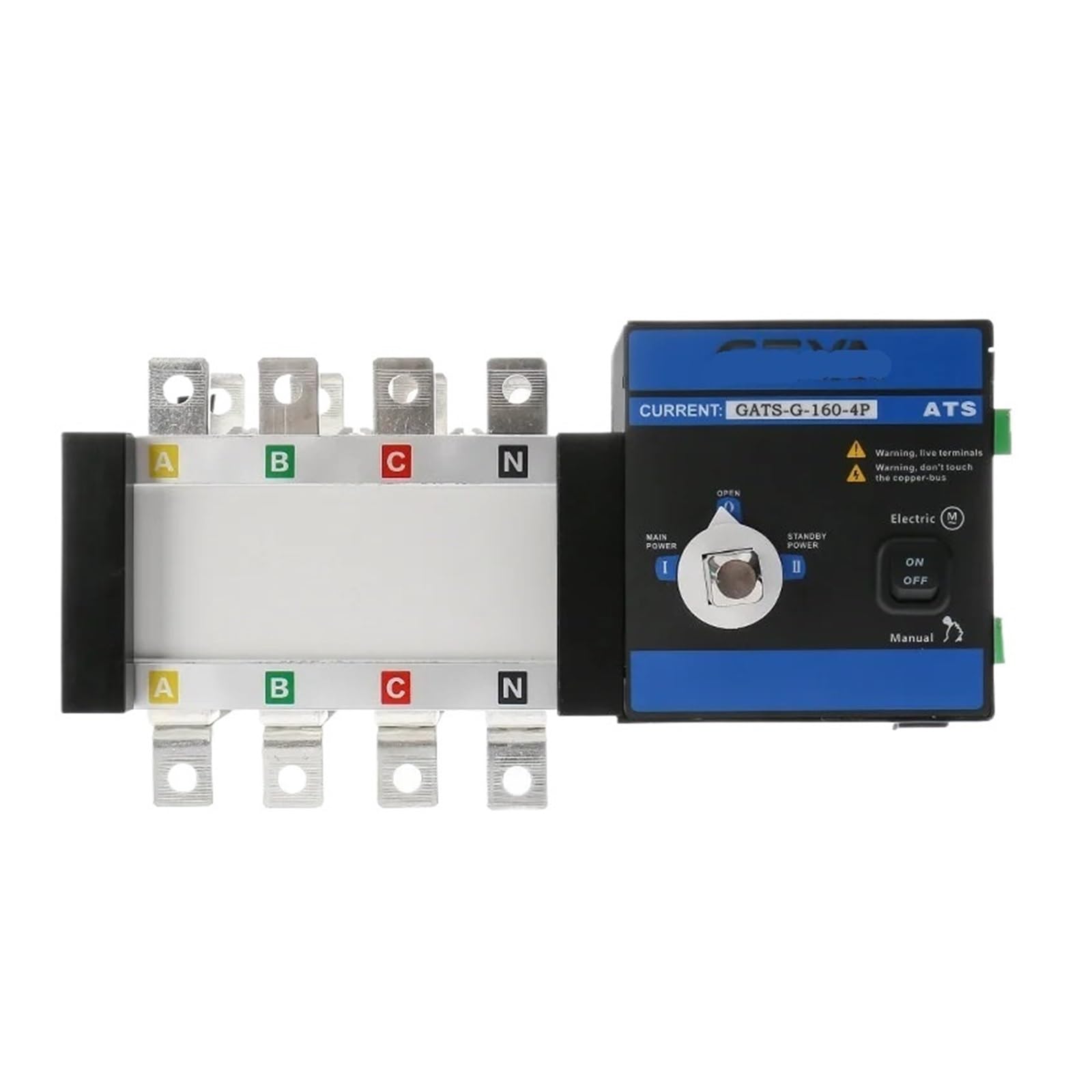 GATS-G-4P-160A ATS PC Level Automatic Transfer Switch Generator Transfer Switch 3P 4P 160A AC400V Automatic or Manual ATS 440V