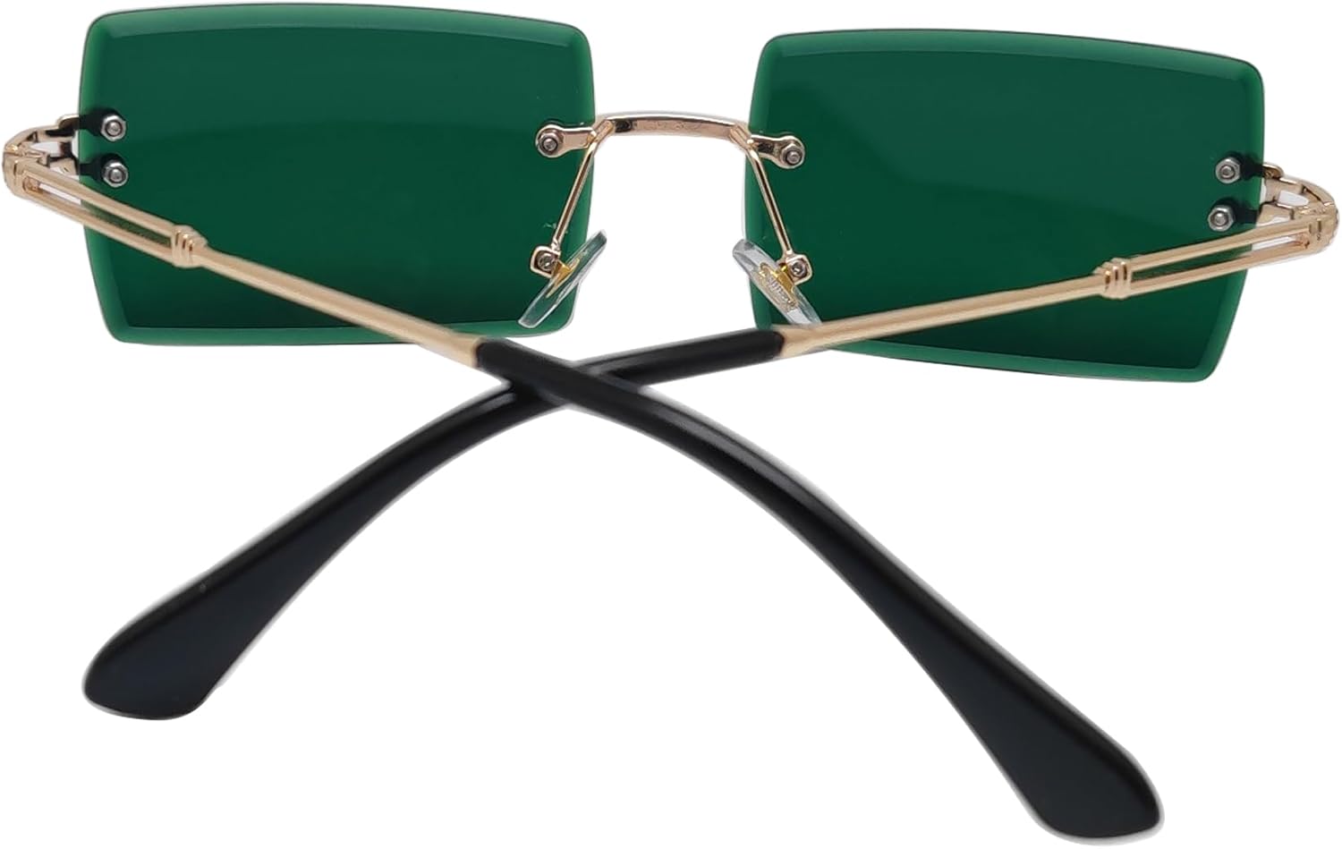 Rectangle Sunglasses for Women Men Fashion Retro Rimless Frameless Tinted Lens Sun Glasses Shades 2025 Stylish - Image 5