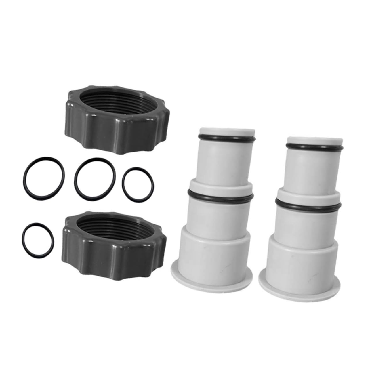 Mipcase 5 Zestawów Adapter Pompy Filtrującej Baseny Adapter Pompy Basen Pływacki Adapter Pompy Części Do Basenów Wymiana Adaptera Pompy Adapter Pompy Do Basenu Wymiana Pompy 2 szt*5