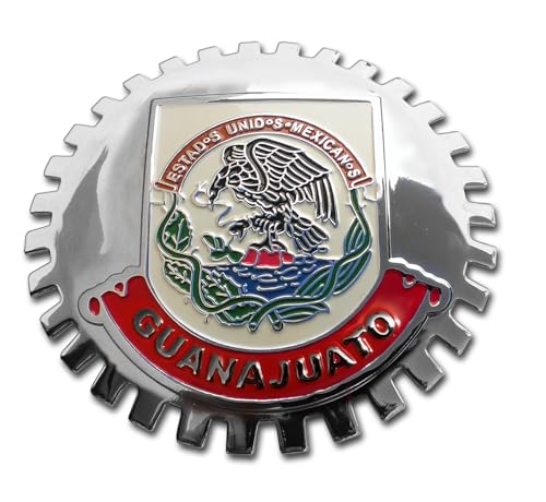 Image of Guanajuato Mexico Grill Badge Mexican Emblem for Trucks and Cars