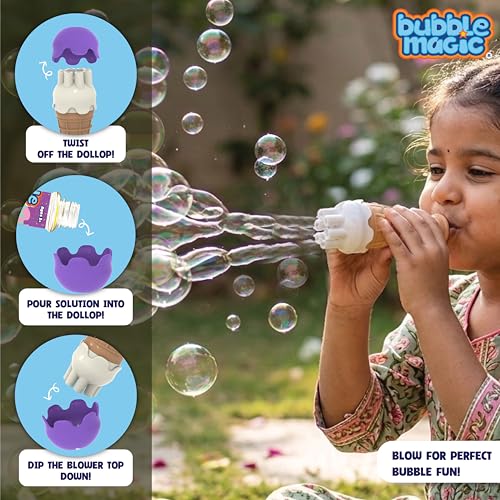 Image of Bubble Magic Bubble Blower - Black Currant Ice-Cream