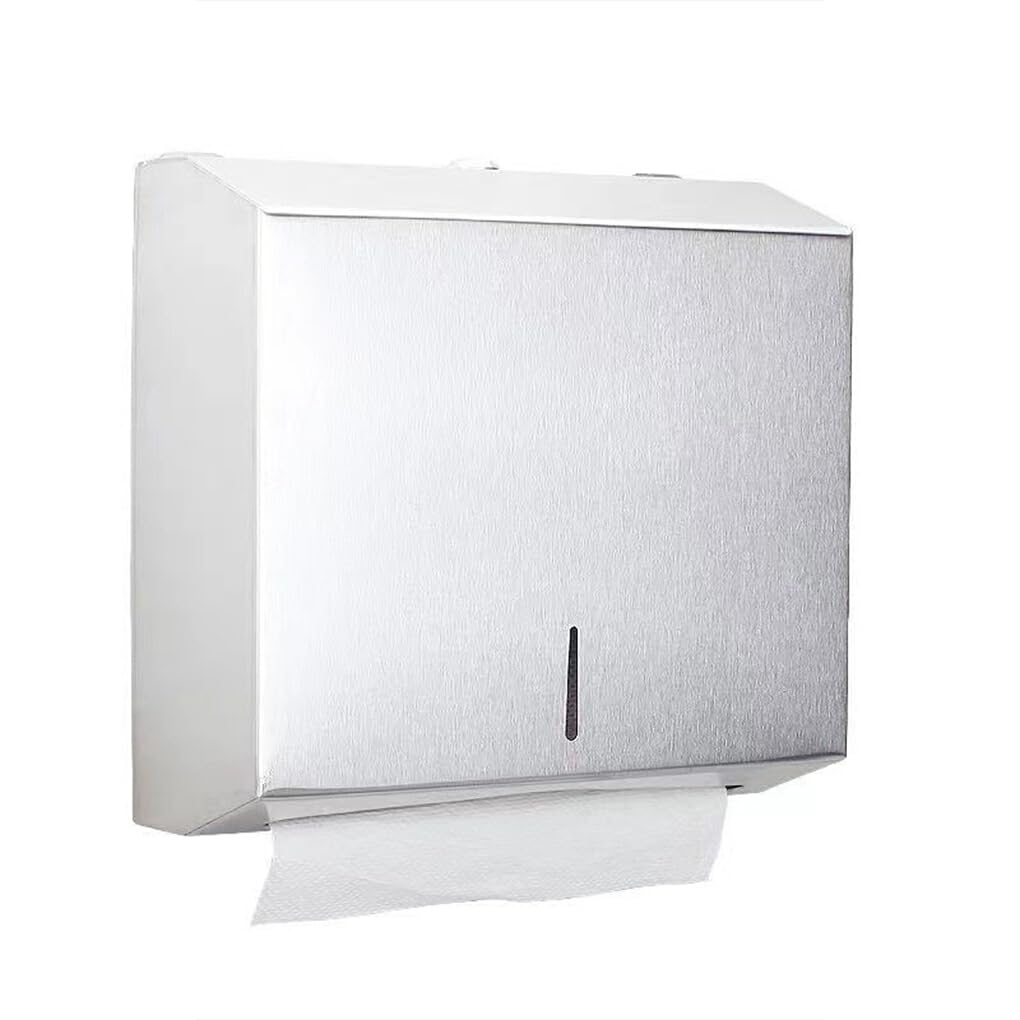 Dispenser di Asciugamani di Costruzione Robusta per Prestazioni durevoli e durature Dispenser di Asciugamani di Carta a Mano in Acciaio Inossidabile, Oro Rosa
