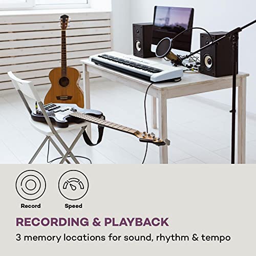 Schubert Etude 255 – LCD Leer Keyboard, E-Piano met 61 Toetsen, Led-Display, Verlichte Toetsen, 255 Ritmes, 24 Demosongs… - Les Beatles, Paul McCartney, John Lennon, RIngo Starr, George Harrison Schubert Etude 255 - LCD Leer Keyboard, E-Piano met 61 Toetsen, Led-Display, Verlichte Toetsen, 255 Ritmes, 24 Demosongs… – Image 7