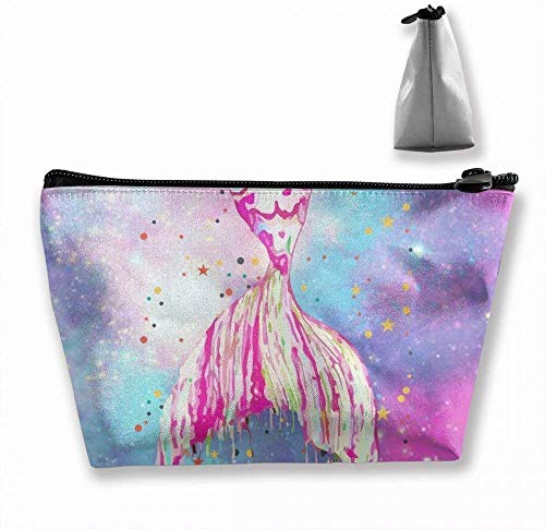 Preisvergleich Produktbild Kosmetiktasche mit Meerjungfrauenschwanz-Motiv, multifunktional, tragbar