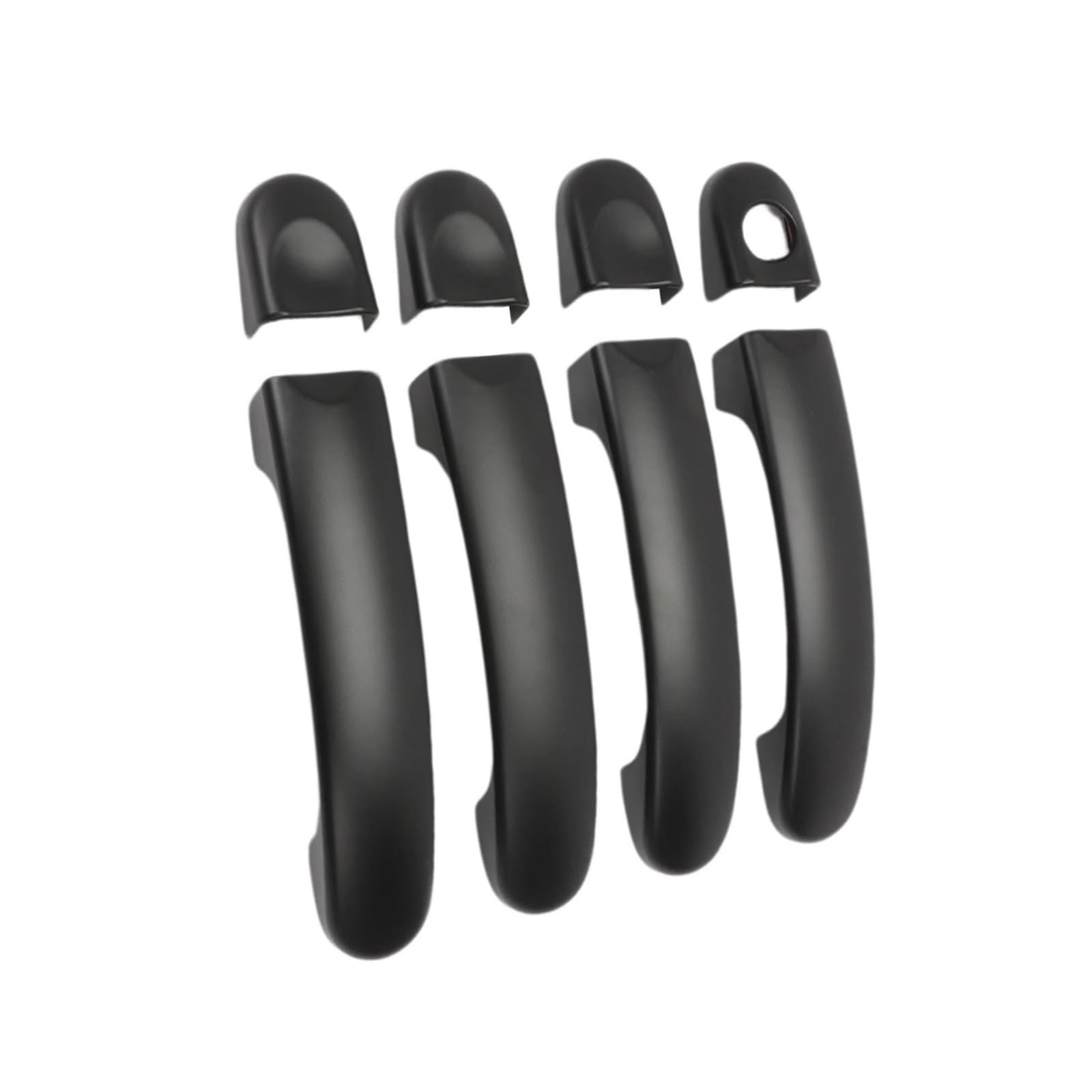 MTVTFECEWG for VW for Transport T5 T6 for Caddy Van 8 PCS Black Door Handle Cover