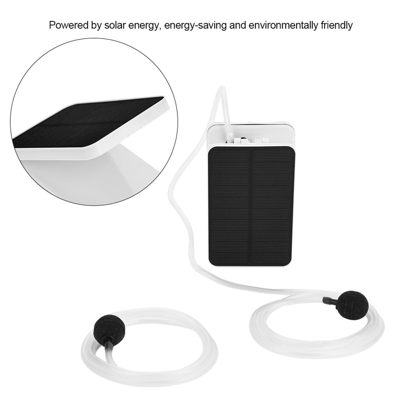 Bomba solar para estanque, oxigenador de tanque de peces para piscina con energía solar, aireador de oxígeno, bomba de aire, kit de estanque para emergencia en estanque de