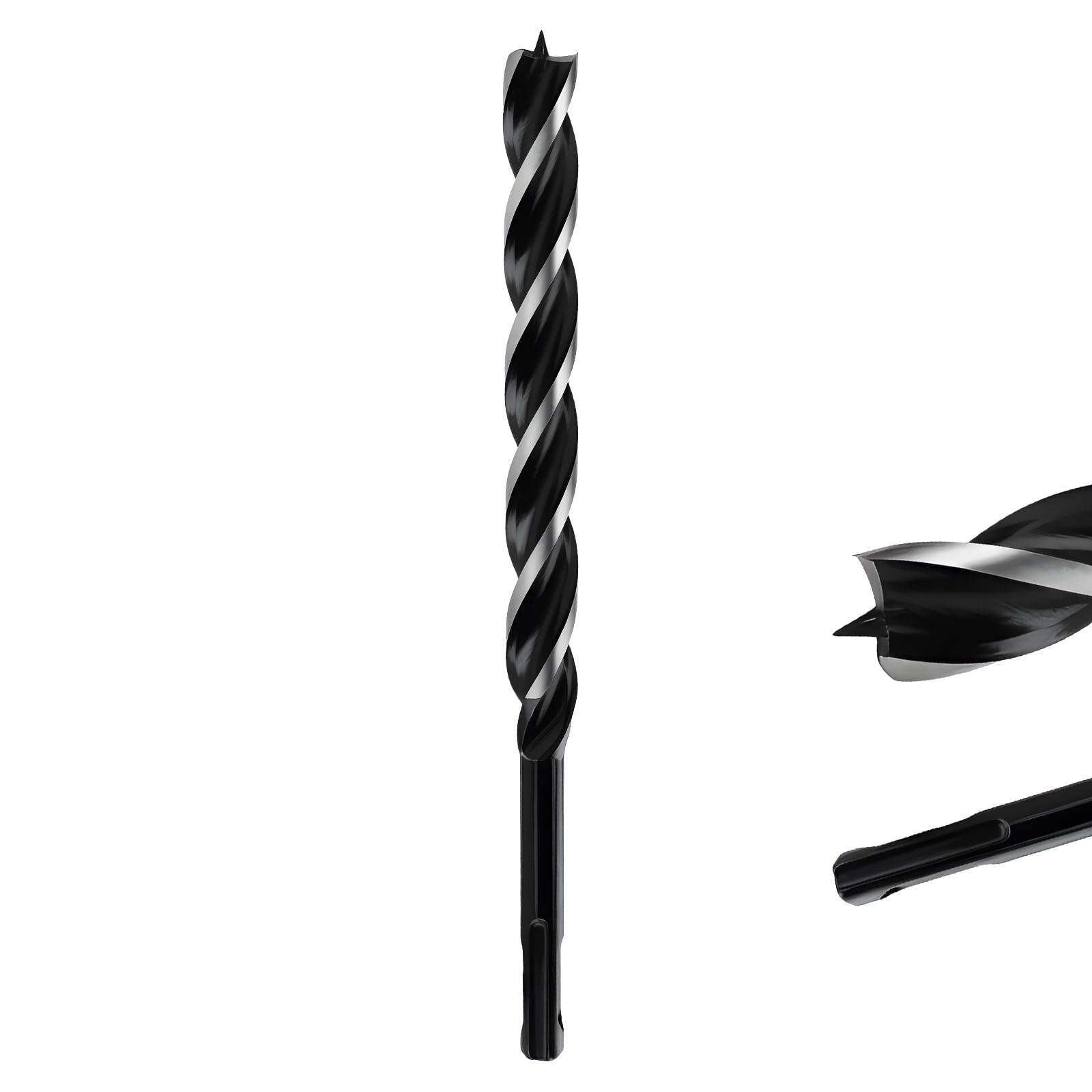MOXPIFY Extra Long 16mm x 230mm Auger Drill Bit SDS Plus, SDS Wood Auger Drill Bits for Woodworking