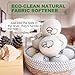 7-Pack Luxury Natural Wool Dryer Balls with Handwoven Basket - Saves Drying Time, Natural, Durable, and Stylish for Laundry Softening & Static Reduction