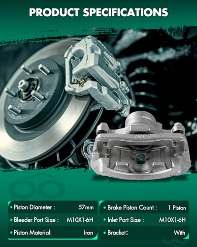 Image of SCITOO 1PC 19B1334 Front Passenger Side Disc Brake Caliper With Bracket