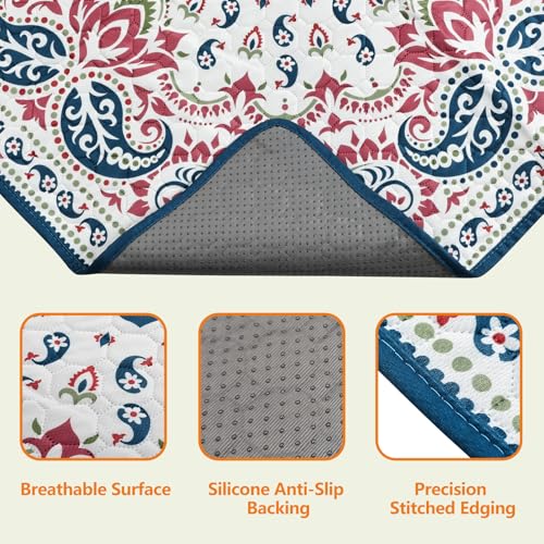 Image of Mozin Washable Pee Pads for Dogs, 2 Pack Super Absorbent Reusable Puppy Pads Waterproof, Leak-Proof & Non-Slip Whelping Pad for Potty Training, Playpens, Crates, Floors, Beds, and Couches 18 inchx24 inch
