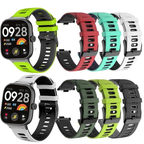 XLCZMYL Correa deportiva de silicona para reloj Xiaomi Redmi Watch 4, correa de repuesto para Mi Band 8 Pro, accesorio de cinturón, For Miband 8 Pro