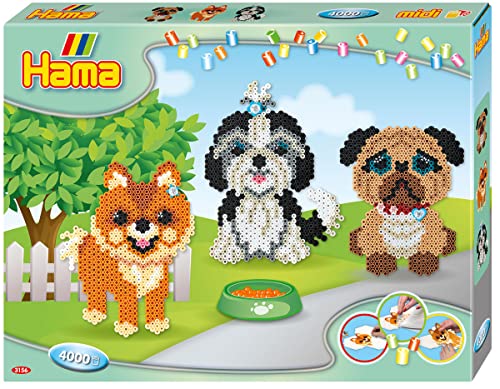 Hama- Dog Juego de Cuentas, Multicolor, Talla única (10.3156)