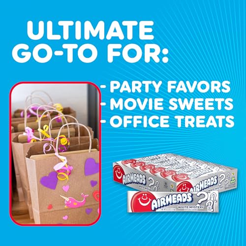 Airheads Full-Size Candy Bars, White Mystery, 36 Count Box - image 6