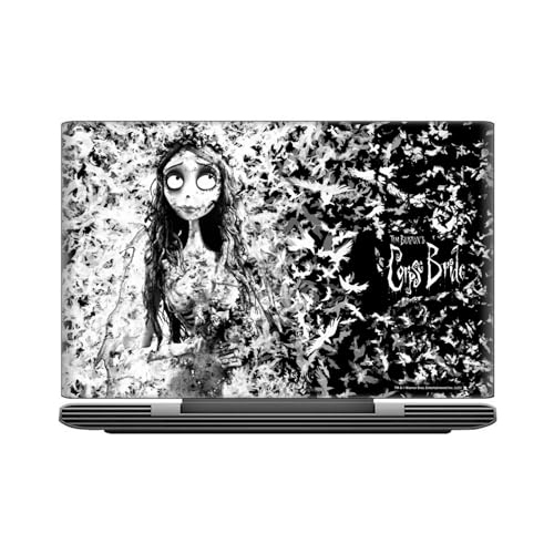 Skin autocollant HP Pavilion 15.6 Corpse Bride Emily clé en vinyle pour personnaliser votre PC - 2