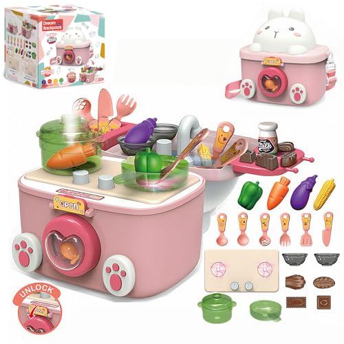 Brastoy Brinquedos de Cozinha Brincadeira de Fingir Que Está Cozinhando Infantil Com Mochila Origina
