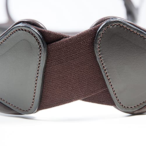 Foto von PFIFF 102690 Trensenzaum Kadira, anatomisch, gepolstert, Reithalfter Lederhalfter, Braun, Pony