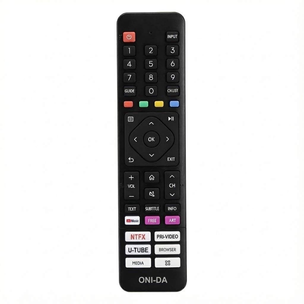 SV 55UIV-S Remote Control Compatible with Onida 139.7 cm (55 inch) Ultra HD (4K) LED Smart TV, 55UIV-S (Please Match The Image with Your Old Remote) Without Voice-image-40