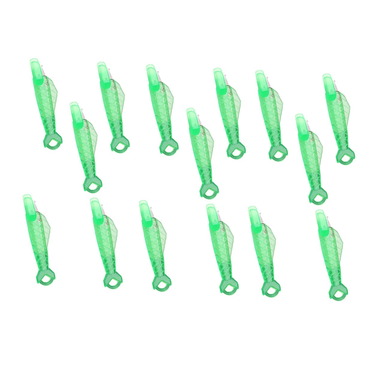 BEBEMOKO 50Pcs Fish Shaped Needle Threaders Durable Plastic Needle Threading Device for Sewing Machines DIY Projects Easy to Use Manual Tool for Effortless Needle Insertion