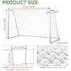Soccer Goal Net, Soccer Replacement Goal Nets Sports Soccer Goal Post Net Full Size Football Goal Post Netting for Sports Match Training