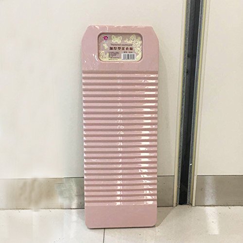 WEIAIXX Candy Colored Thick Elongated Plastic Pick Ironing Board Home Large Non-Slip Durable Laundry, Laundry Buddy Pink 51.5 cm