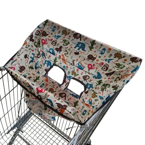 Carrito de compras para bebés | Asiento para niños y niñas, bonito diseño de polvo fácil de poner para carritos de compras, sillas altas de restaurante, columpios de parque infantil