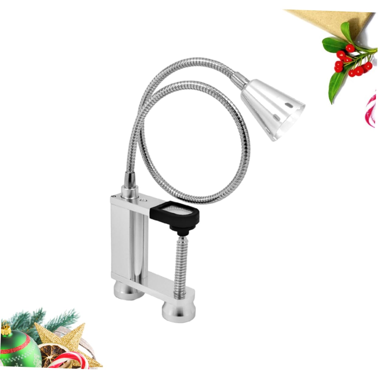 Sosoport Lampada Barbecue LED Portatile in Lega di Alluminio, Luce Esterna Leggera e Flessibile per Barbecue e Attività All'aperto