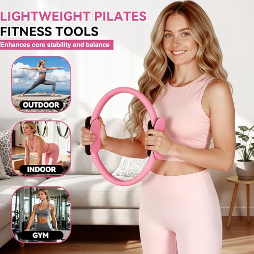 LiKiLiKi Pilates Ring and Ball Set, Home Pilates Equipment for Women - image 6