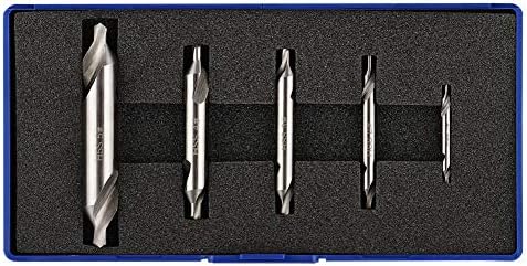 COMOWARE Center Drill Bit Set - Countersink Lathe Mill Tooling Set, HSS, M2