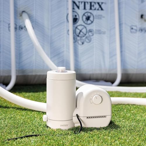 Image of INTEX Krystal Clear 1,500 GPH Cartridge Filter Pump for Above Ground Pools