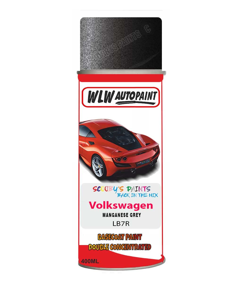 Basecoat Aerosol Spray Paint For Volkswagen Passat Manganese Grey 2017-2019 Code Lb7R