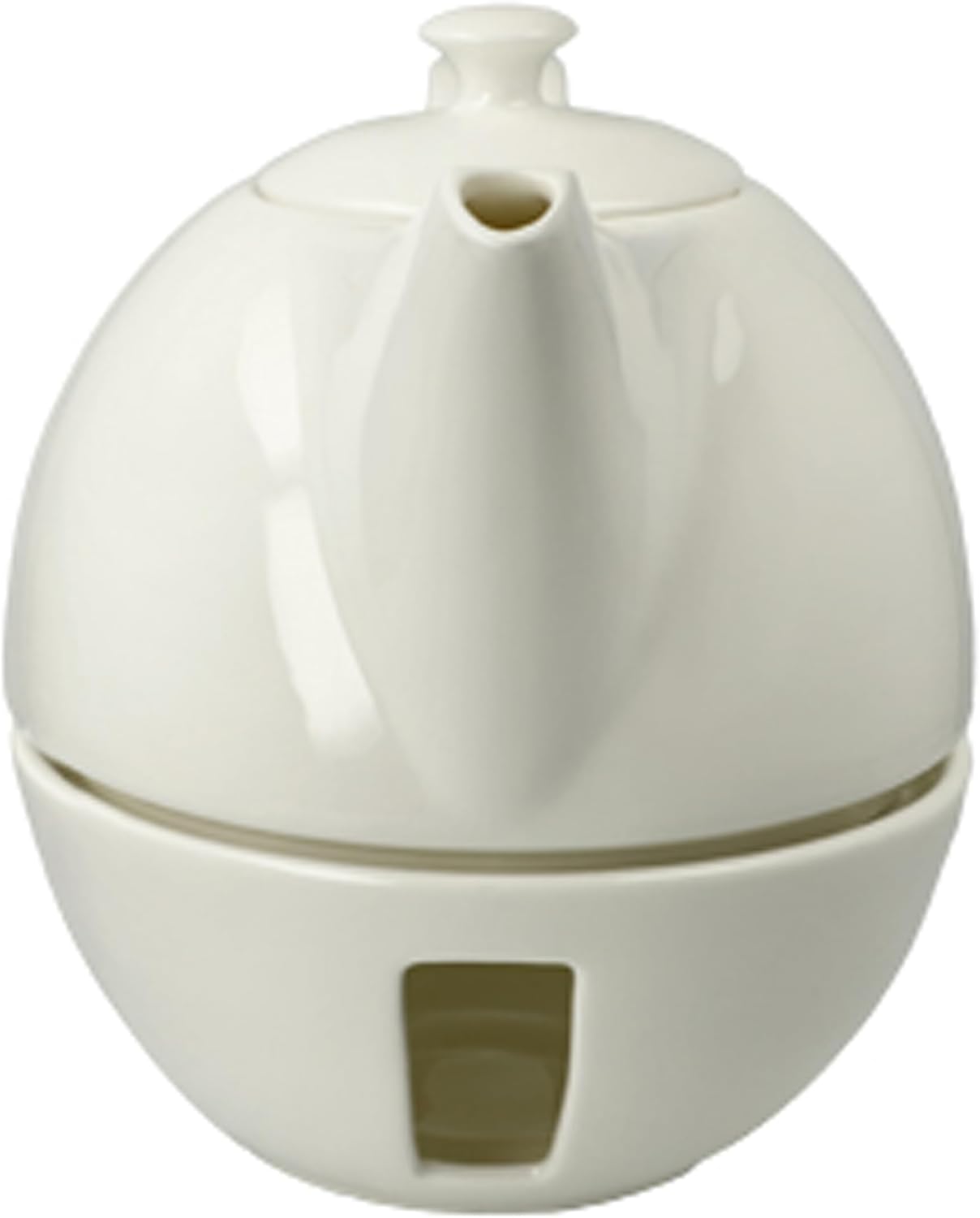 Goebel Porzellan GmbH Teapot with Warmer White cs_CZ: Čajová konvice s kořením, bílá